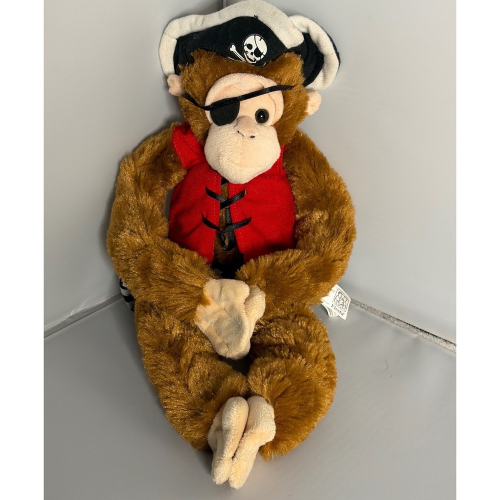 Fiesta Pirate Monkey Plush 16 Inch Stuffed Animal
Great Halloween Accessory